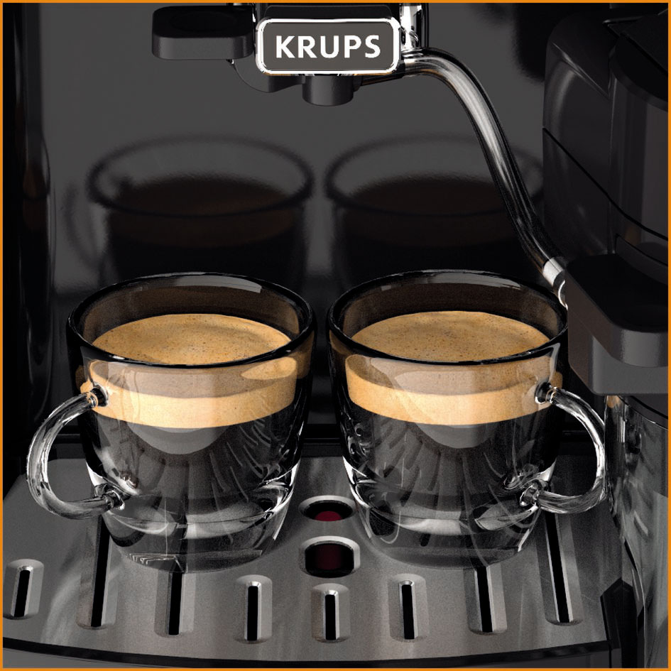 Krups Arabica Latte EA819E - Machine à espresso