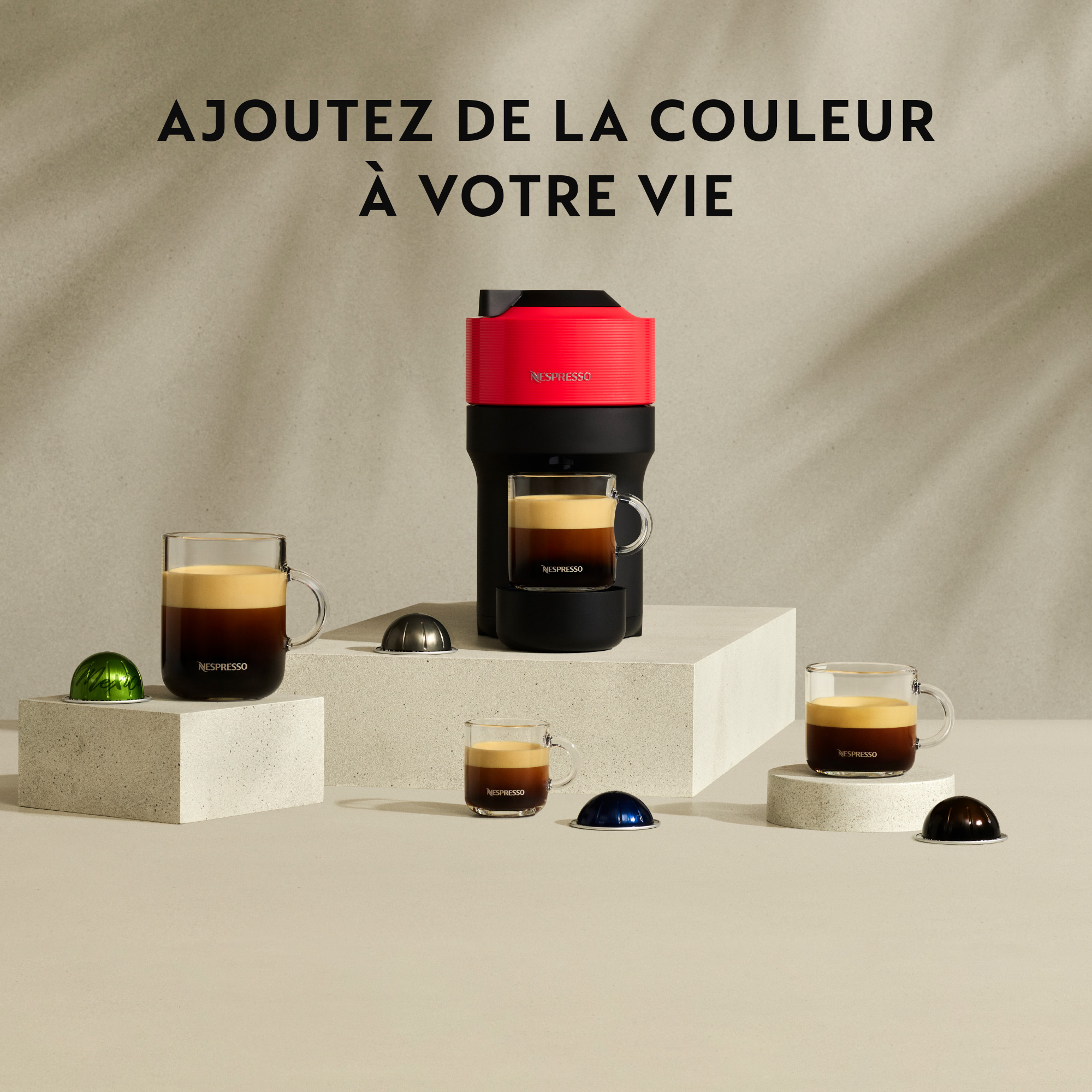 Nespresso Vertuo Pop Spicy Red XN9205CH