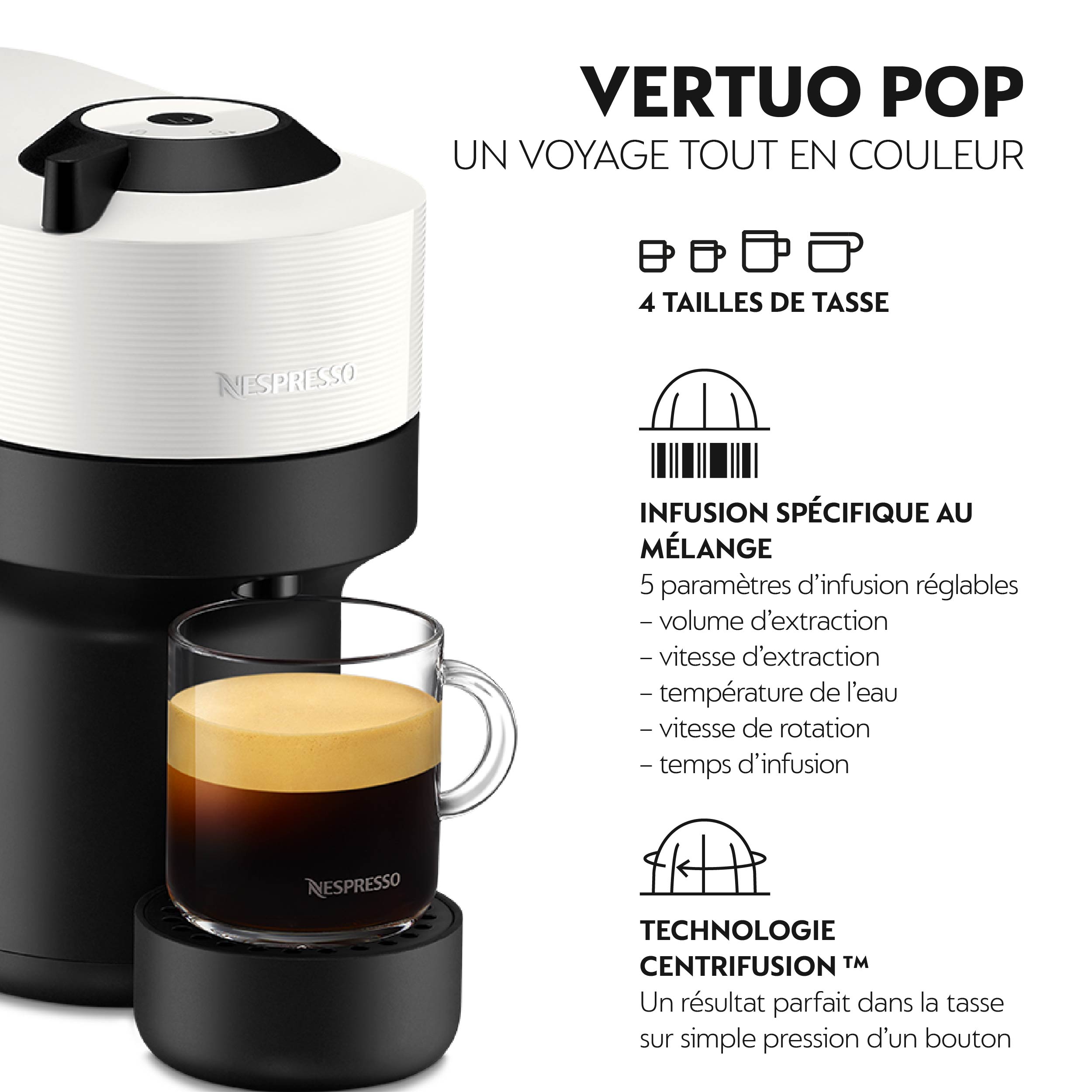 Nespresso Vertuo Pop Coconut White XN9201CH
