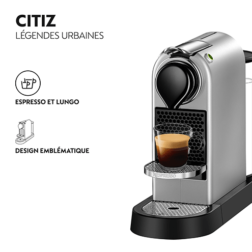Test Nespresso Citiz, un design moderne et des volumes minimalistes - Les  Numériques
