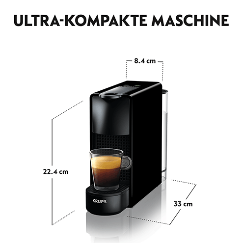 Machine à café KRUPS NESPRESSO ESSENZA MINI Blanche Cafetière à capsules  Espresso YY2912FD