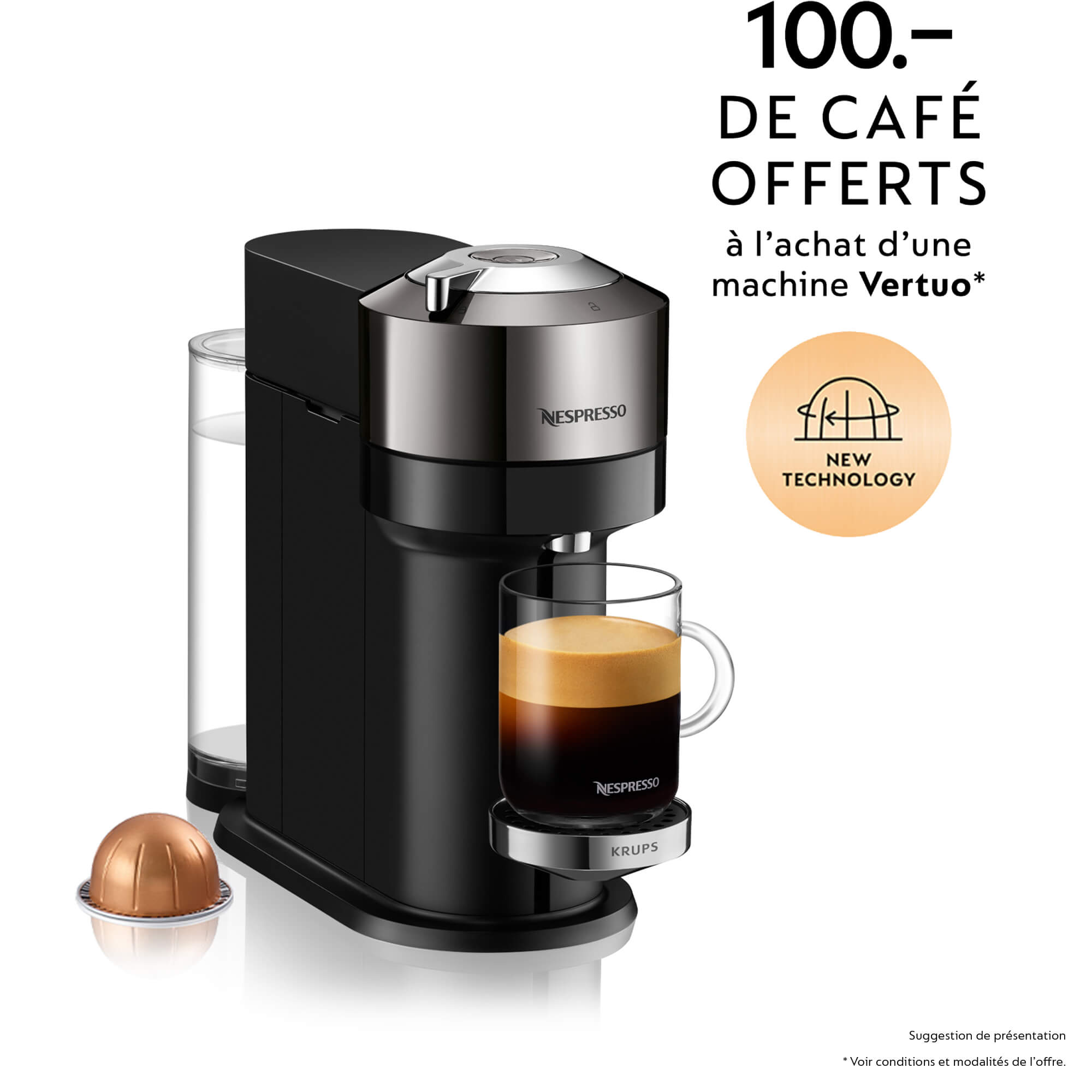 Nespresso Vertuo Next Deluxe XN910CCH