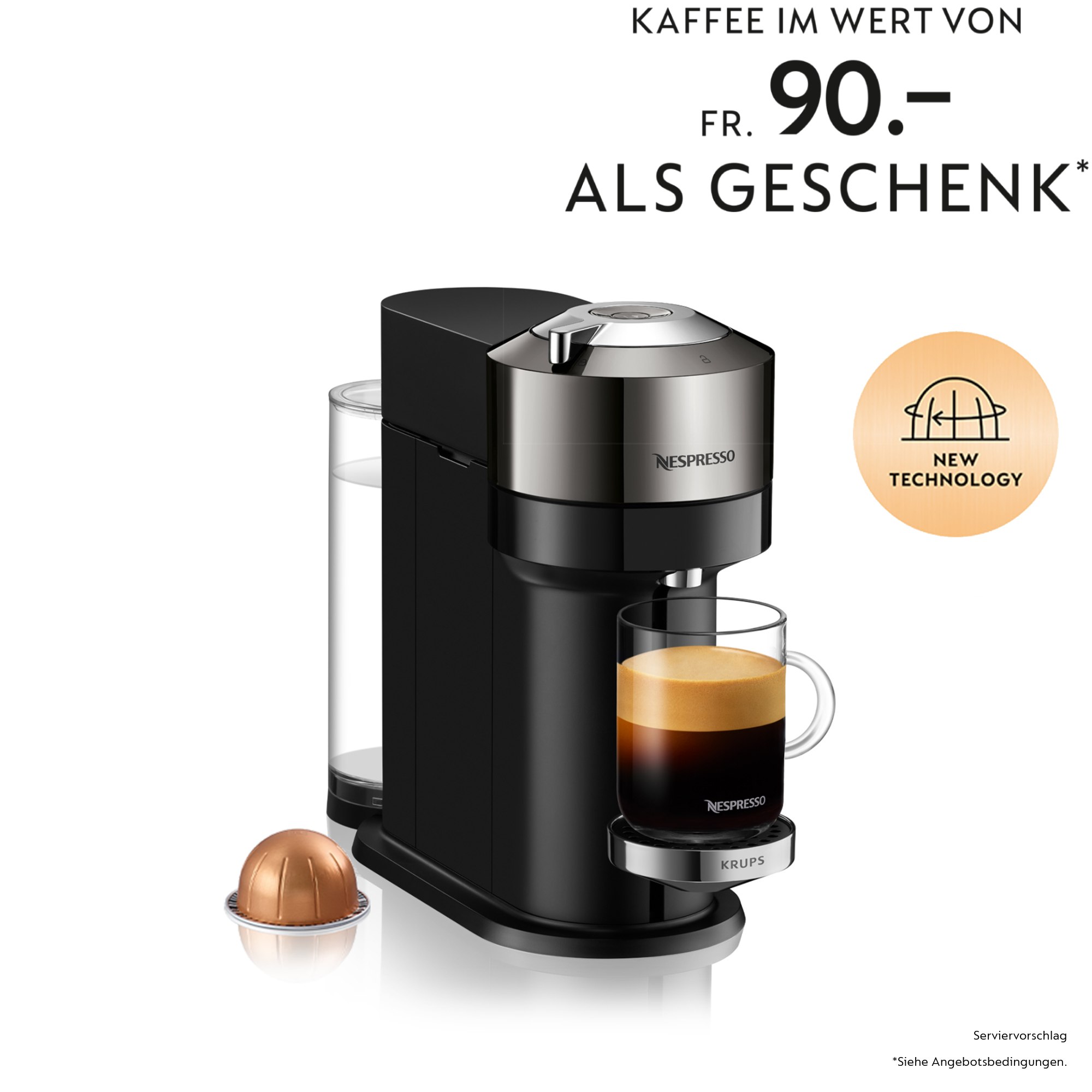 Nespresso Vertuo Next Deluxe XN910CCH - Vertuo