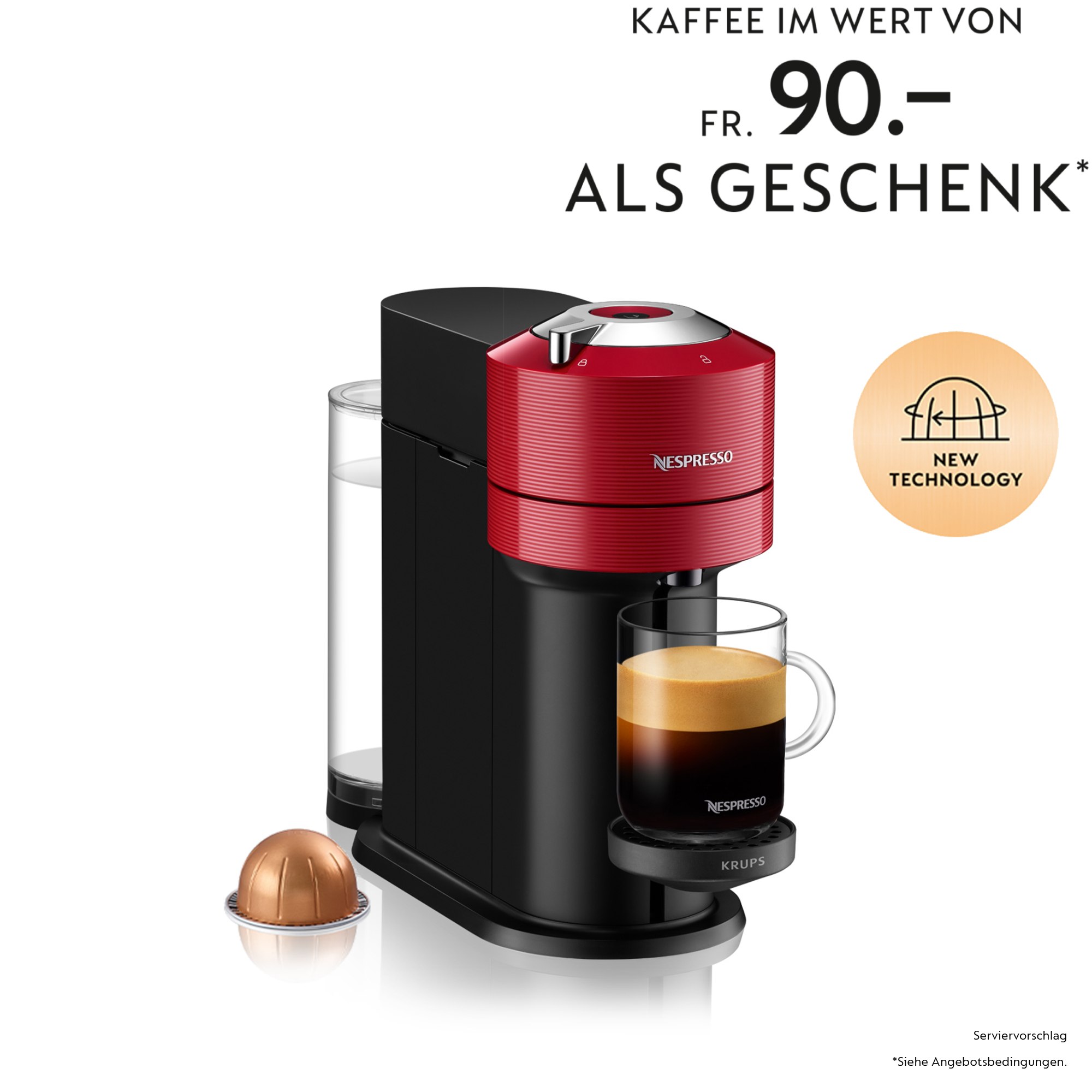 Nespresso Vertuo Next XN9105CH - Vertuo