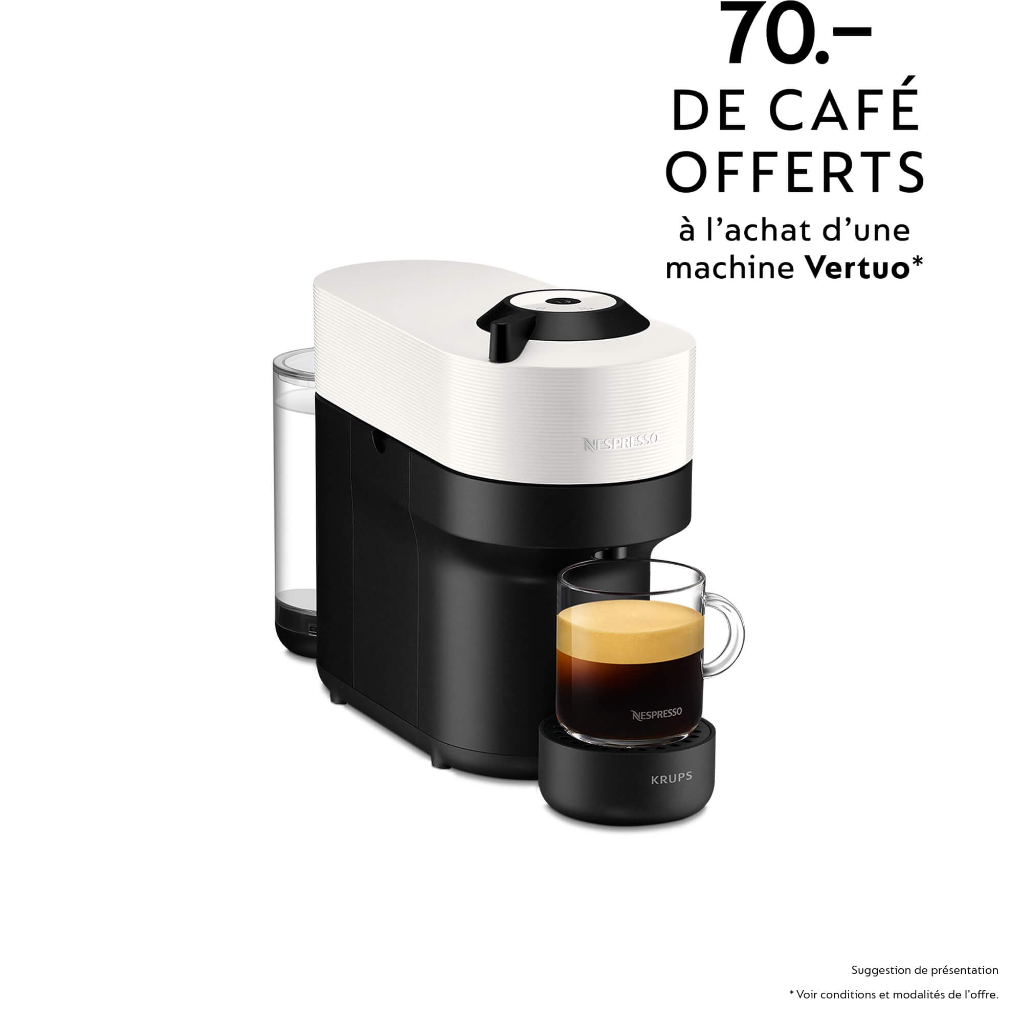 Nespresso Vertuo Pop Coconut White XN9201CH