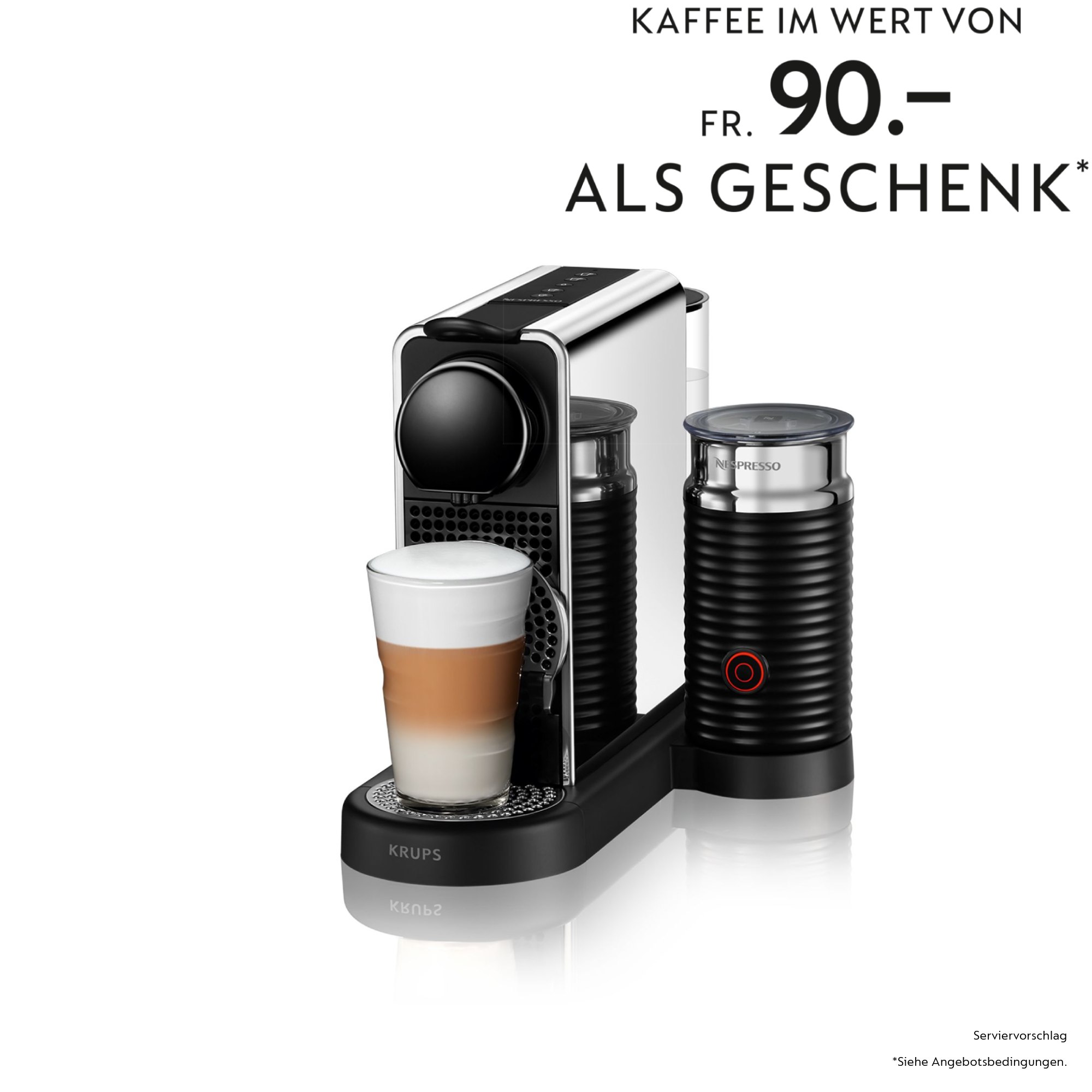 Nespresso CitiZ Platinum&Milk XN630DCH - Citiz