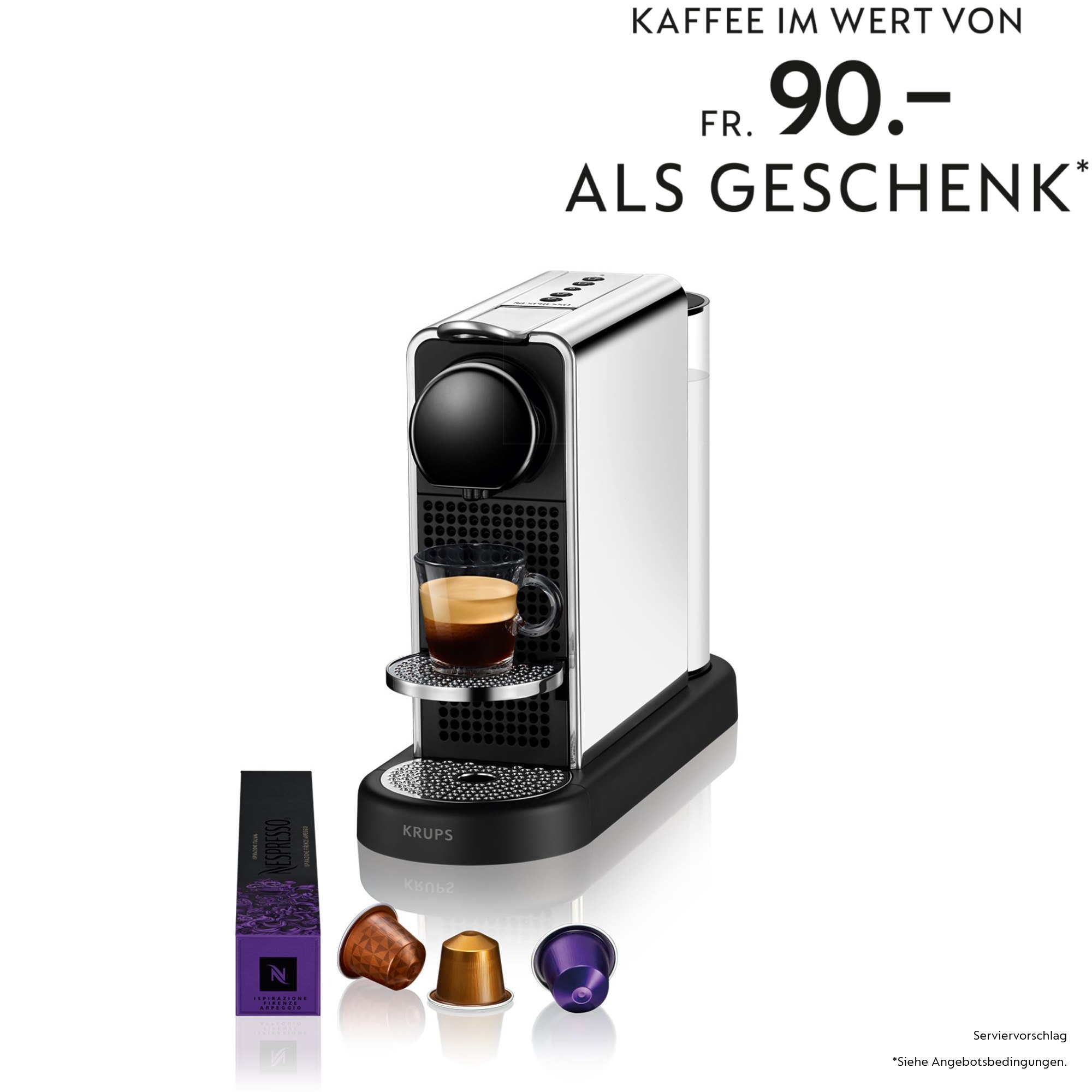 Nespresso CitiZ Platinum XN610DCH - Citiz