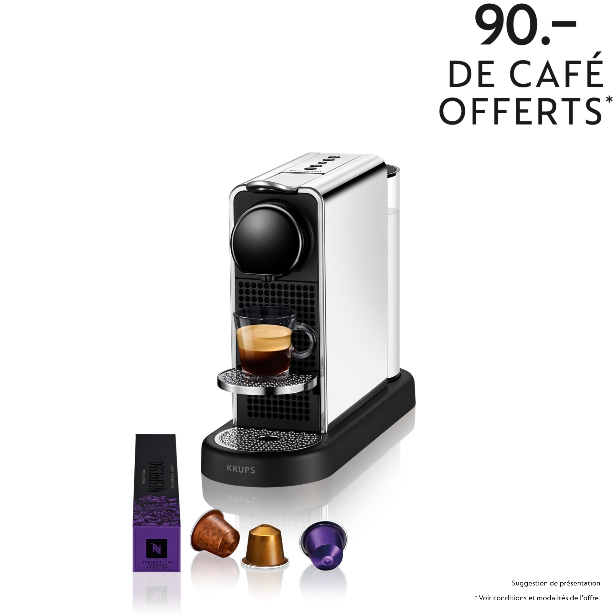 Nespresso CitiZ Platinum XN610DCH - Citiz