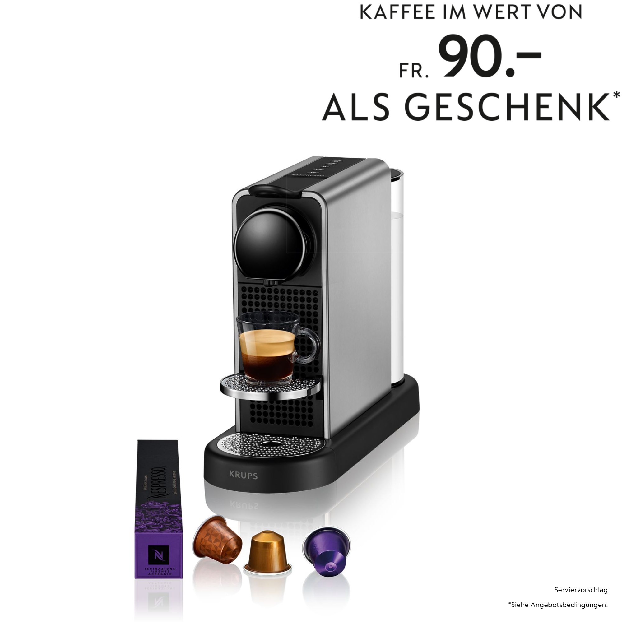 Nespresso CitiZ Platinum XN610TCH - Citiz