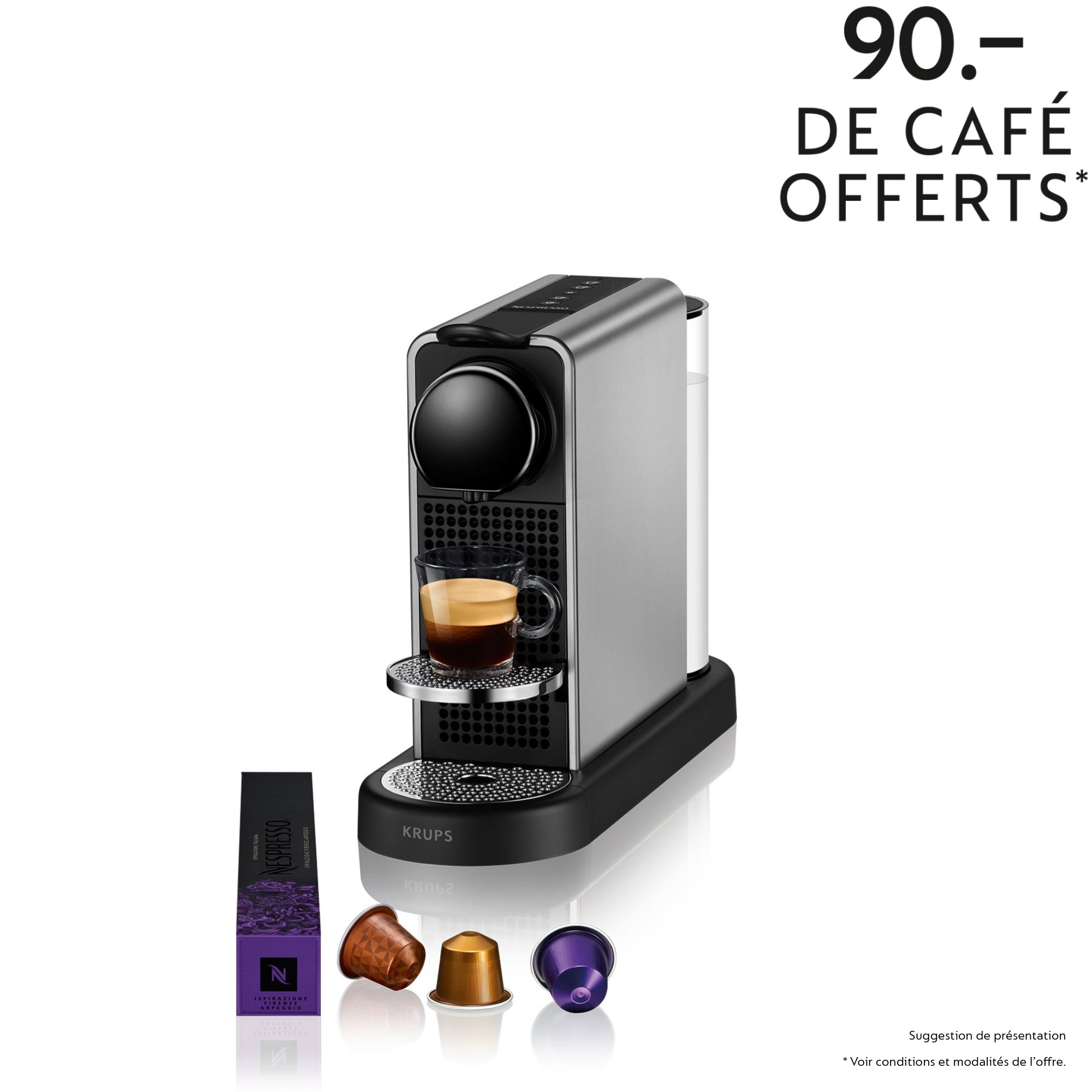 Nespresso CitiZ Platinum XN610TCH