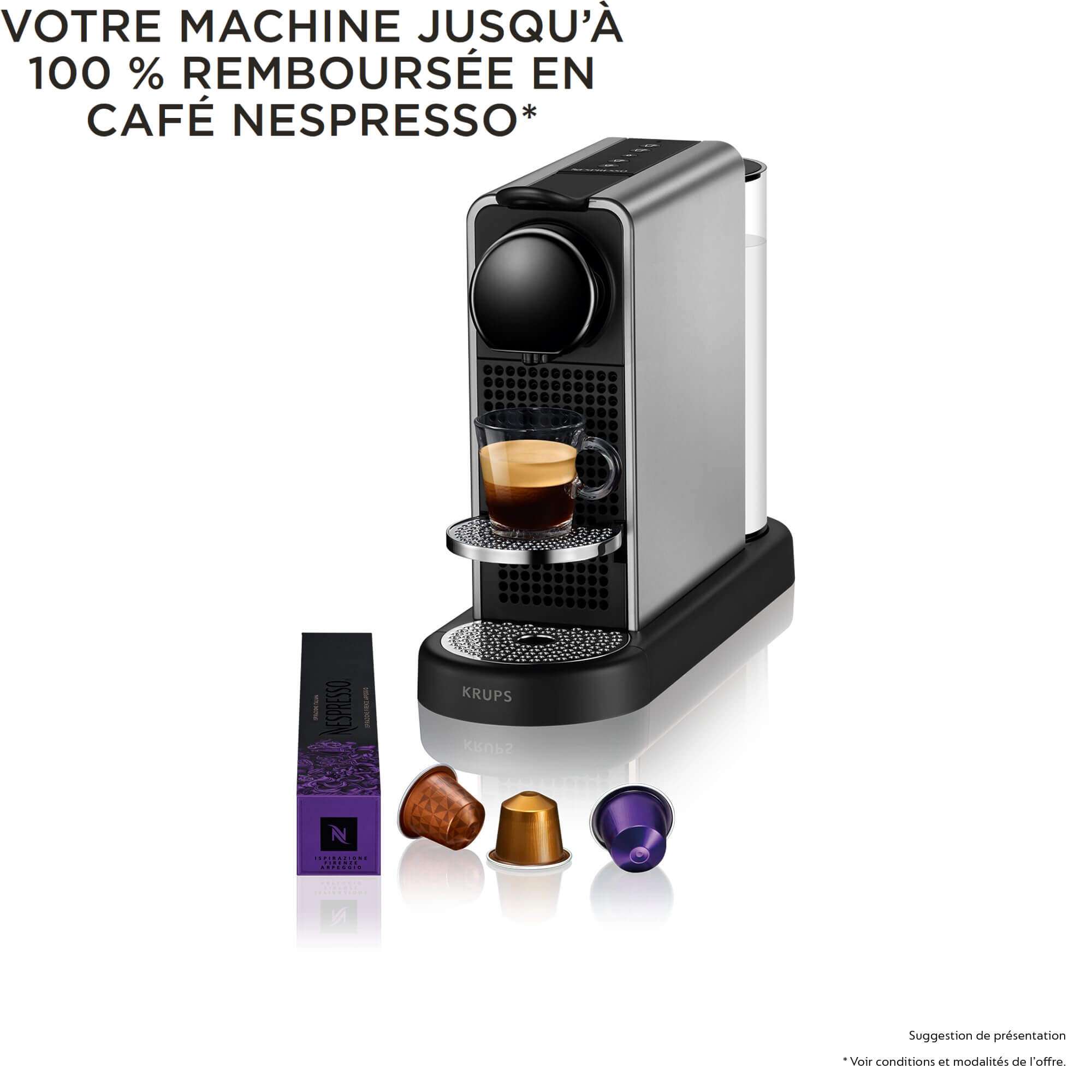Nespresso CitiZ Platinum XN610TCH