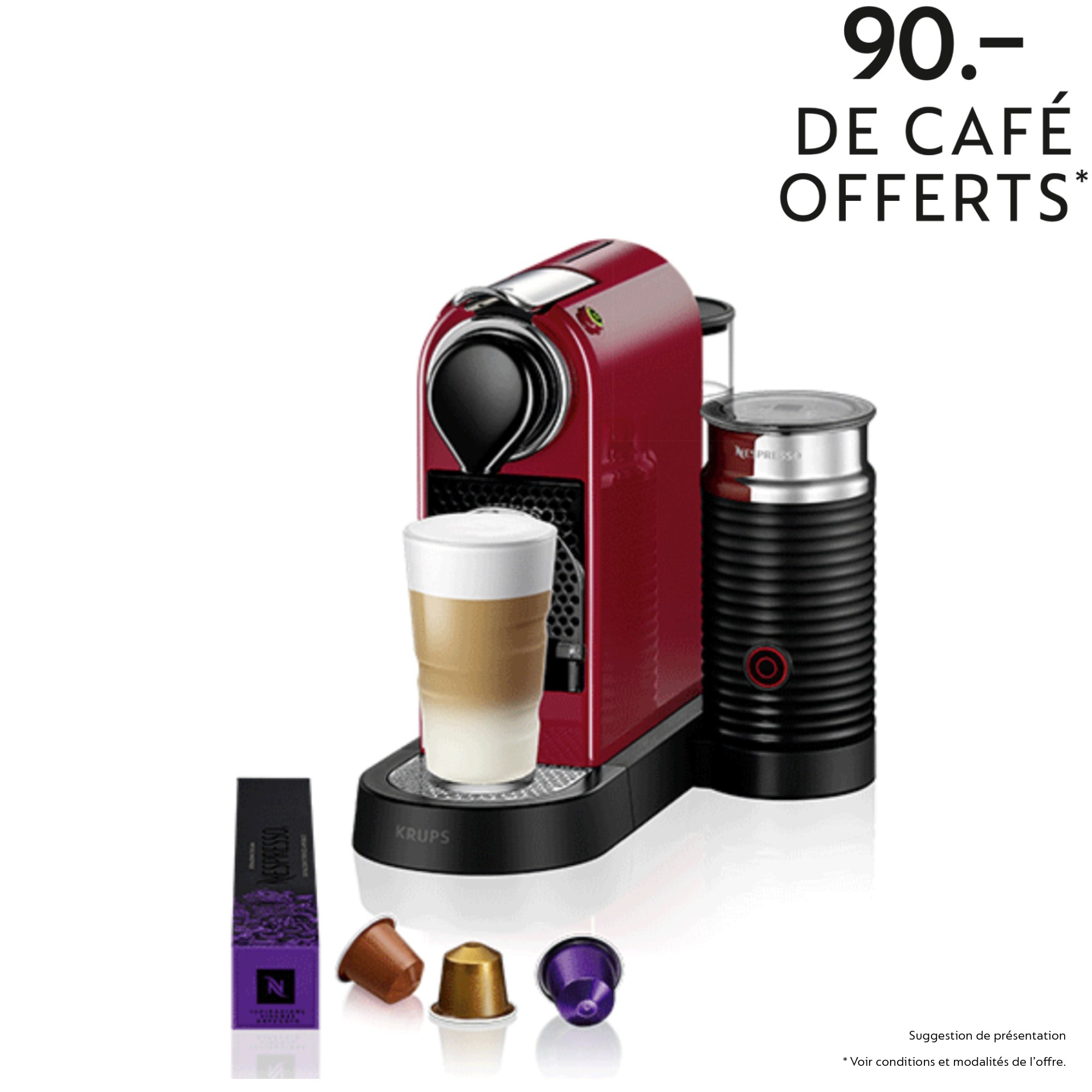 Nespresso CitiZ&Milk XN7615CH - Citiz