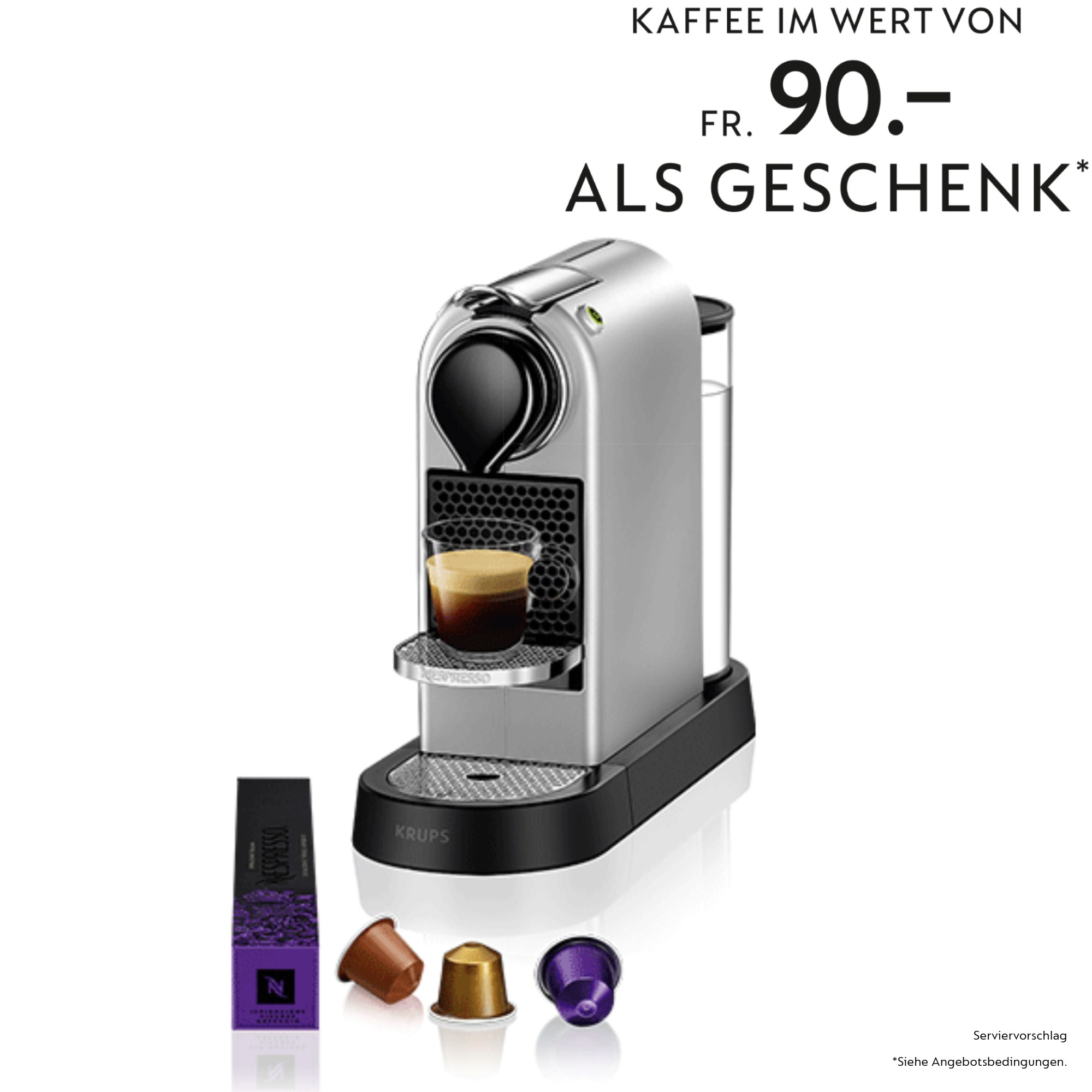Nespresso CitiZ XN741BCH - Citiz