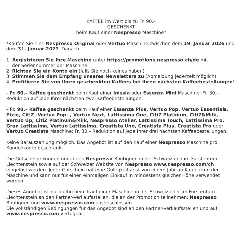 Nespresso Essenza Mini XN1108CH